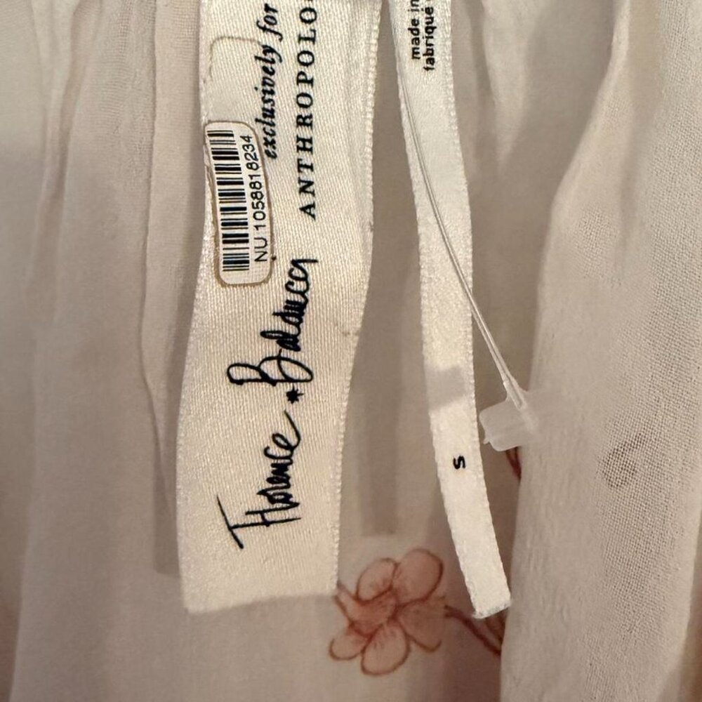 Anthropologie x Florence Balducci Delicate Pintuck Blouse - Picture 4 of 5